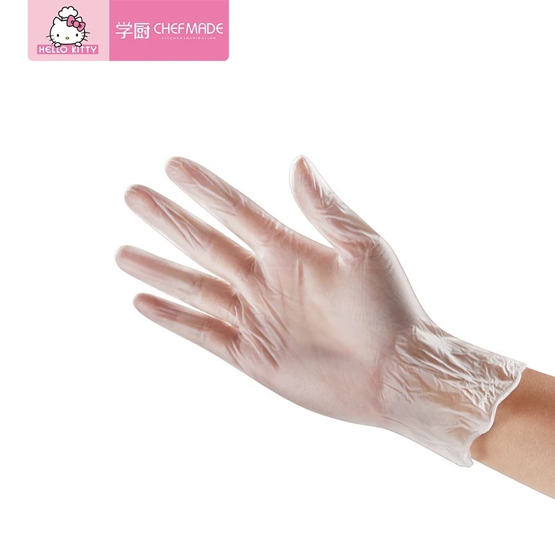 正品 學廚HelloKitty聯名一次性手套50隻裝 手套🧤-細節圖4
