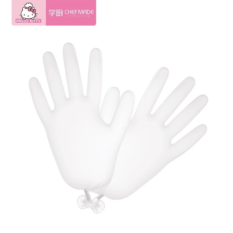 正品 學廚HelloKitty聯名一次性手套50隻裝 手套🧤-細節圖5