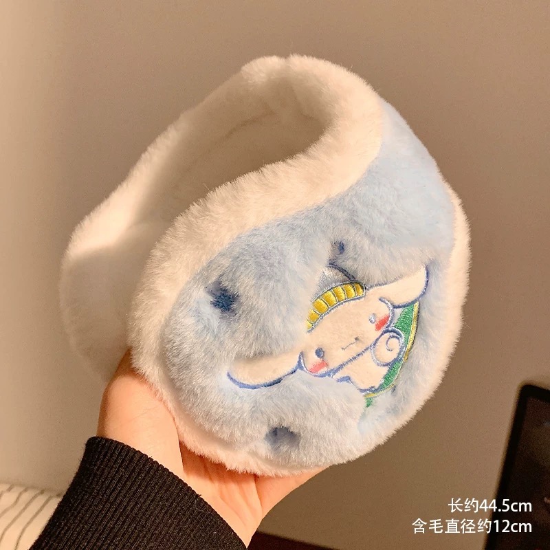 正品 三麗鷗HelloKitty毛絨耳罩 冬季可愛護耳防寒耳套 保暖耳暖-細節圖6