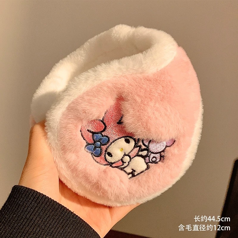 正品 三麗鷗HelloKitty毛絨耳罩 冬季可愛護耳防寒耳套 保暖耳暖-細節圖8