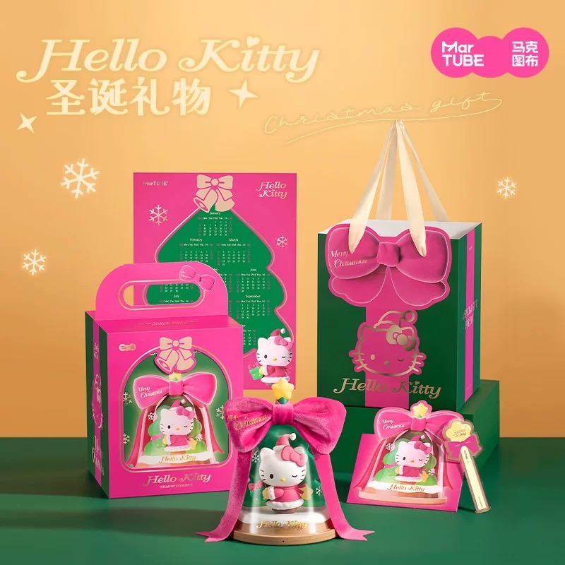 正品 馬克圖布HelloKitty聖誕擺飾燈 生日禮物送女生閨蜜 聖誕節禮品 小夜燈-細節圖4