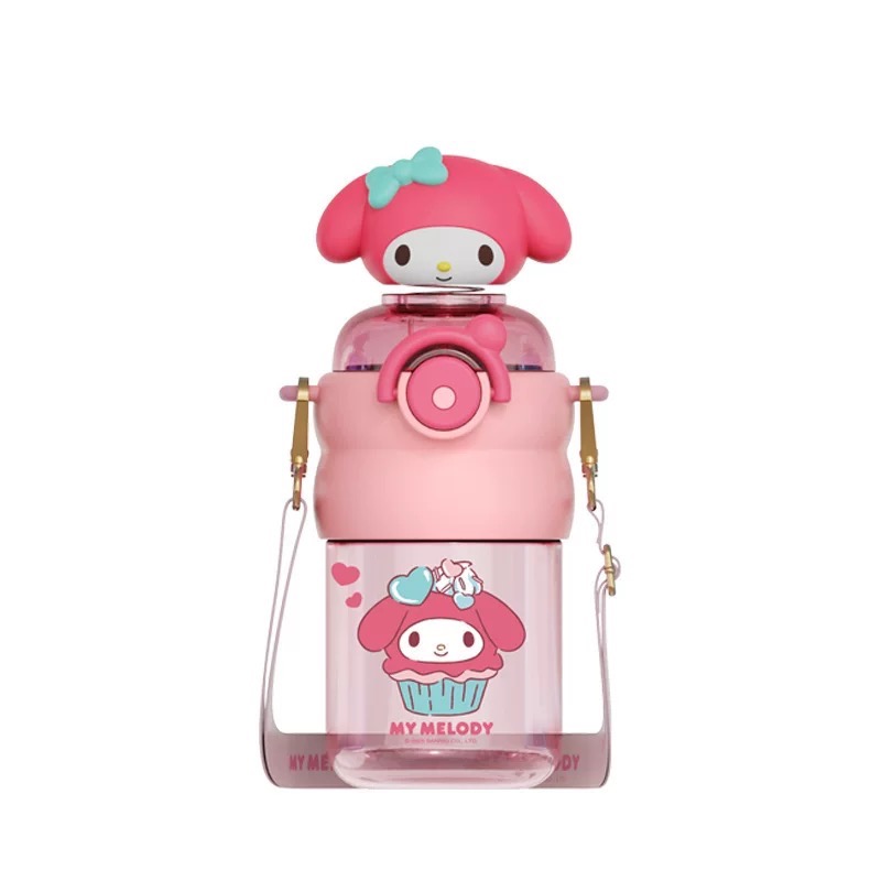 正品日式公仔Kitty吸管水杯 水壺 大容量高顏值 600cc-細節圖7