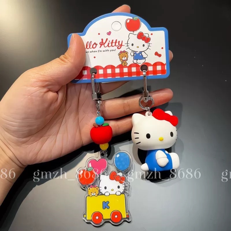 正品 2025年新品hellokitty分離式雙掛件 鑰匙圈-細節圖2