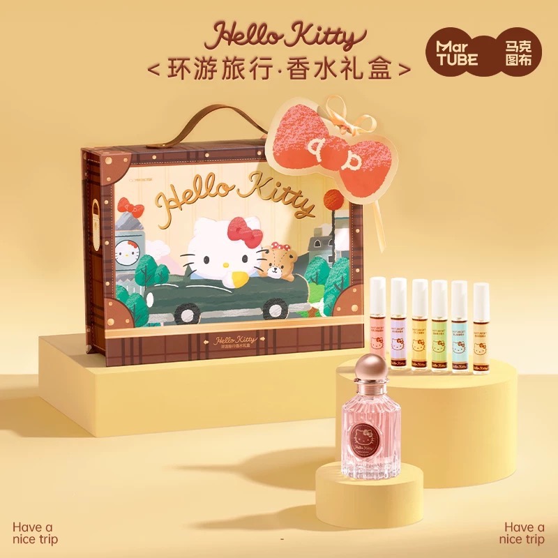 正品 新款馬克圖布HelloKitty香水 旅行香水禮盒 🎁 高級生日禮物 送女友-細節圖4