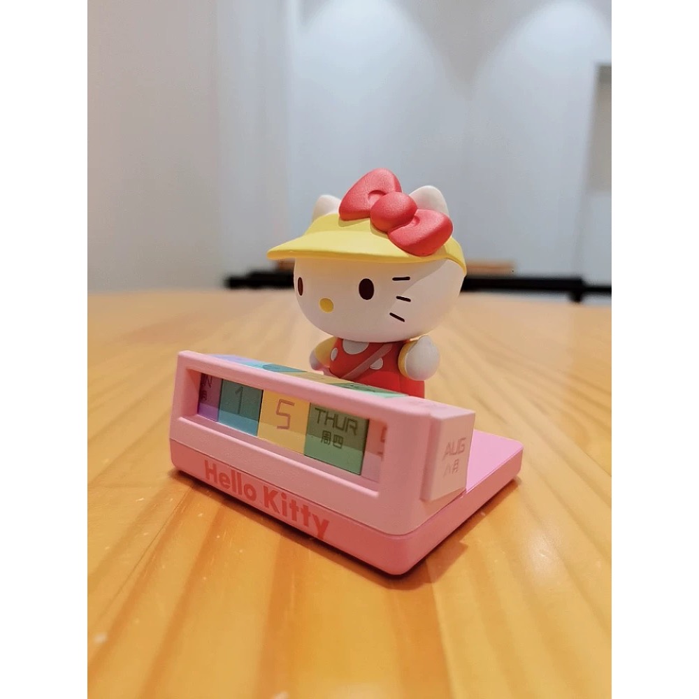 正品 hellokitty積木日曆 女生桌面裝飾小擺飾小禮物可愛-細節圖2