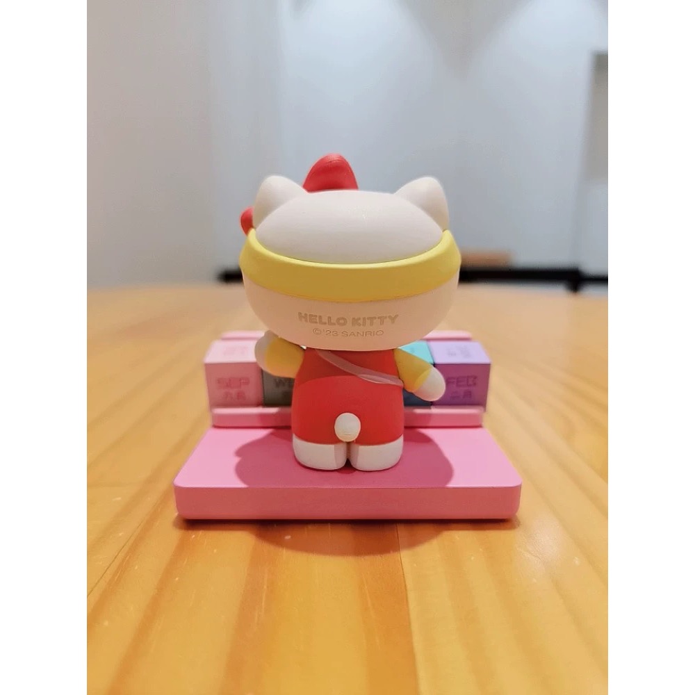 正品 hellokitty積木日曆 女生桌面裝飾小擺飾小禮物可愛-細節圖3