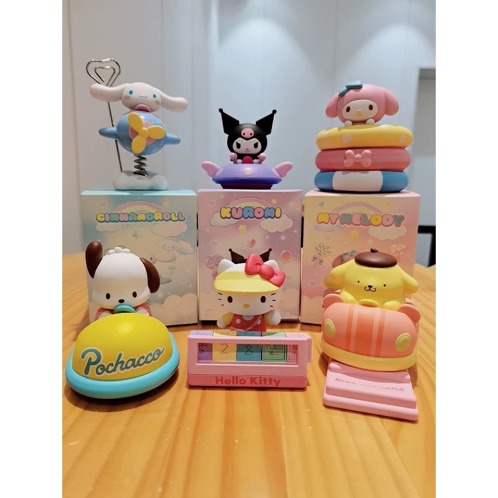 正品 hellokitty積木日曆 女生桌面裝飾小擺飾小禮物可愛-細節圖4