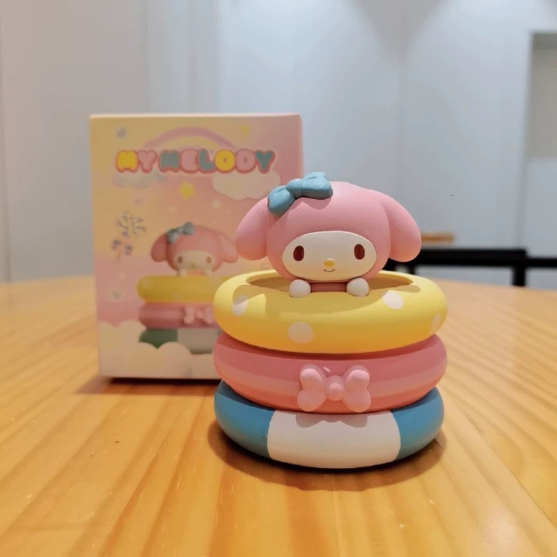 正品 hellokitty積木日曆 女生桌面裝飾小擺飾小禮物可愛-細節圖9