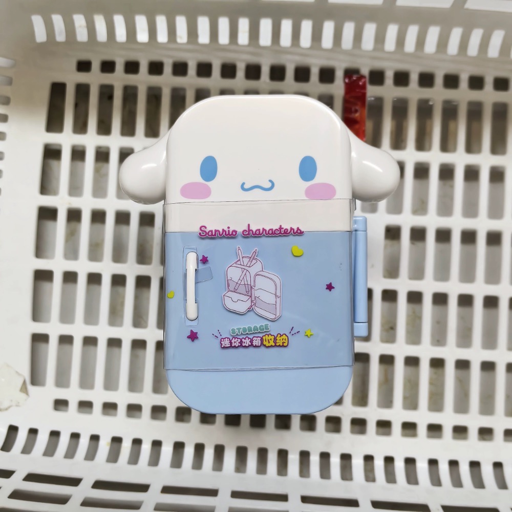 正品 三麗鷗kitty迷你冰箱收納盒 抽屜盒-細節圖2