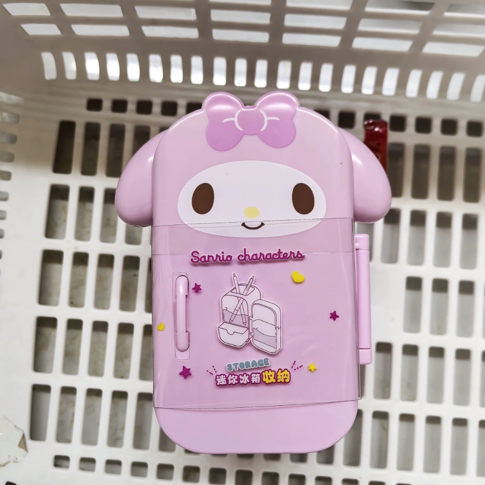 正品 三麗鷗kitty迷你冰箱收納盒 抽屜盒-細節圖5