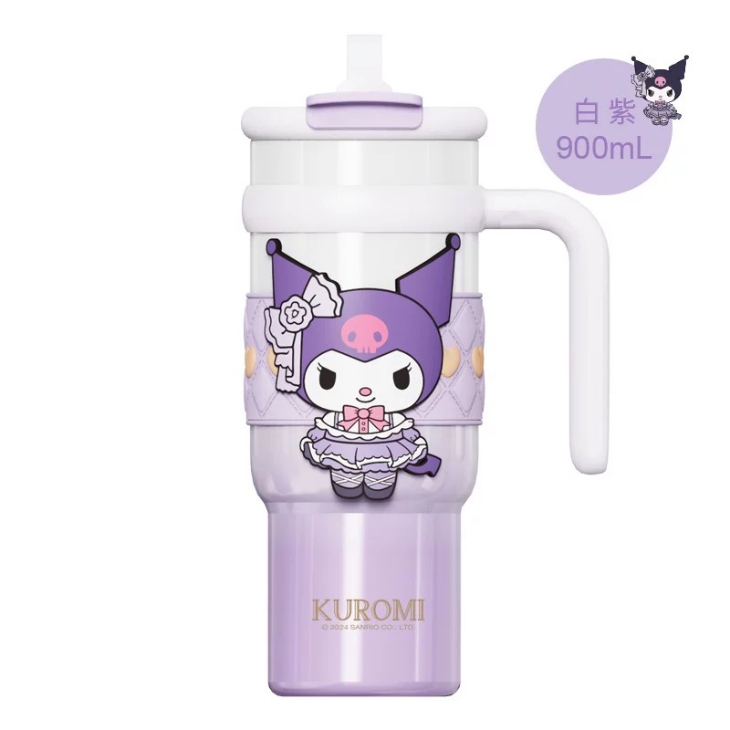 正品 艾可思三麗鷗kitty保溫杯冰霸杯 高顏值 大容量保冷杯-細節圖8