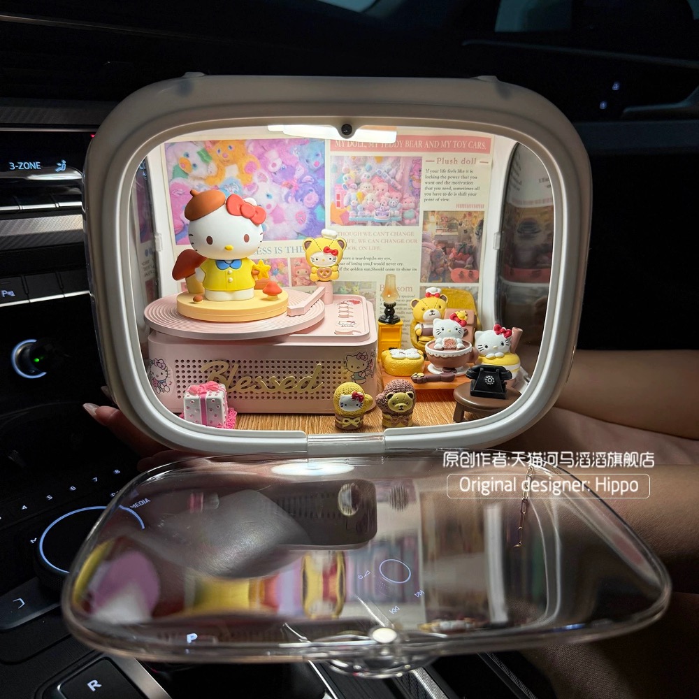 正品 hello kitty小夜燈+正版藍牙週邊箱 送女友-細節圖4