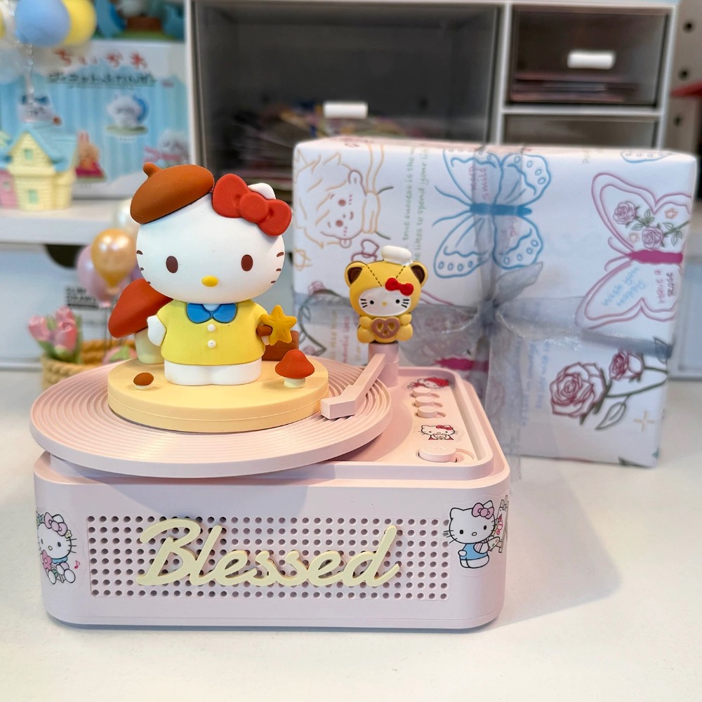 正品 hello kitty小夜燈+正版藍牙週邊箱 送女友-細節圖8