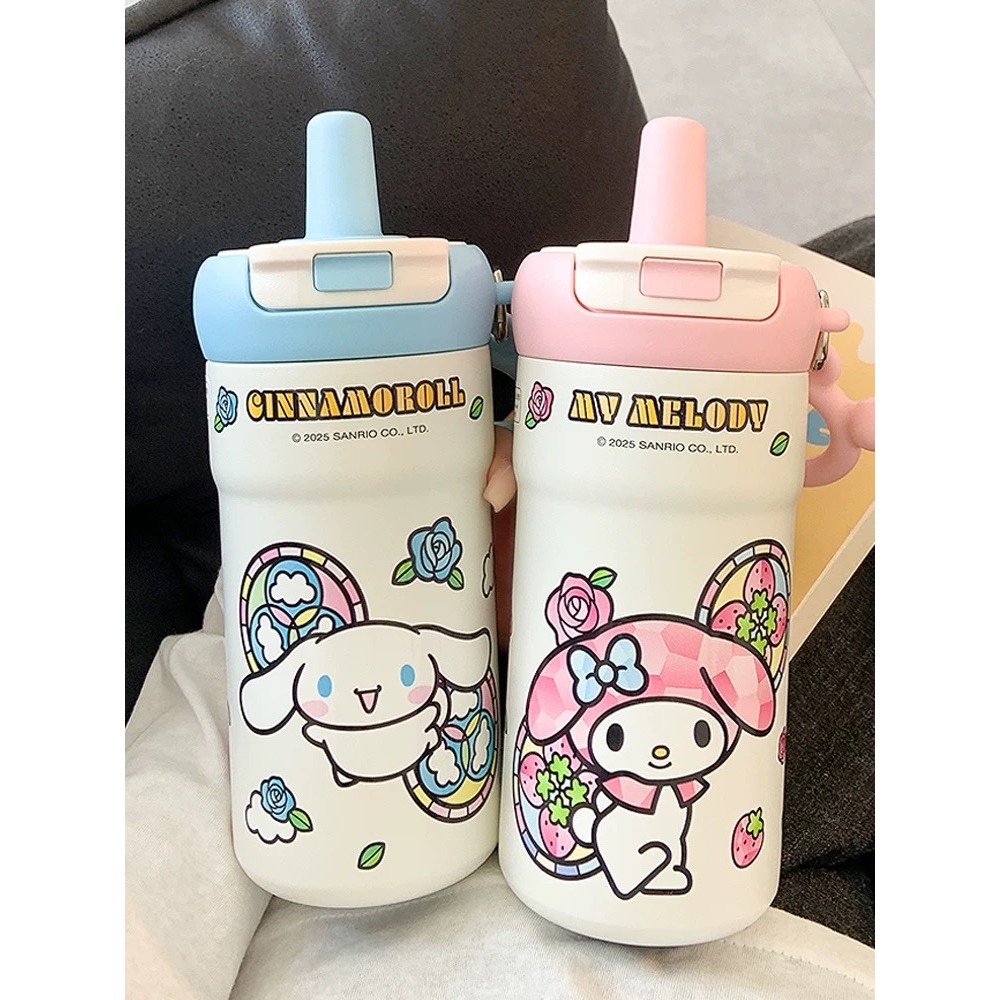 正品 高顏值kitty保溫杯 大容量新款吸水杯680mL水杯-細節圖7