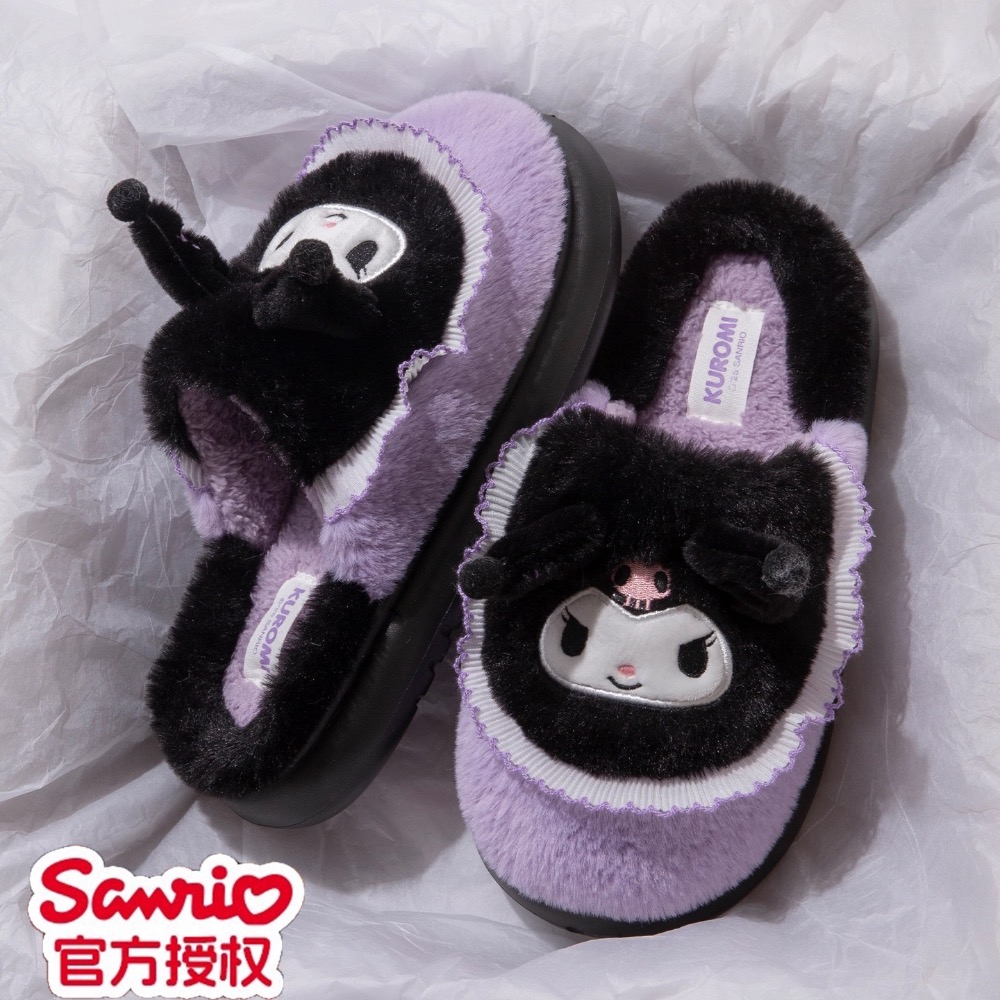 正品 HelloKitty貓棉拖鞋 秋冬季2025新款 親子鞋 拖鞋-細節圖7