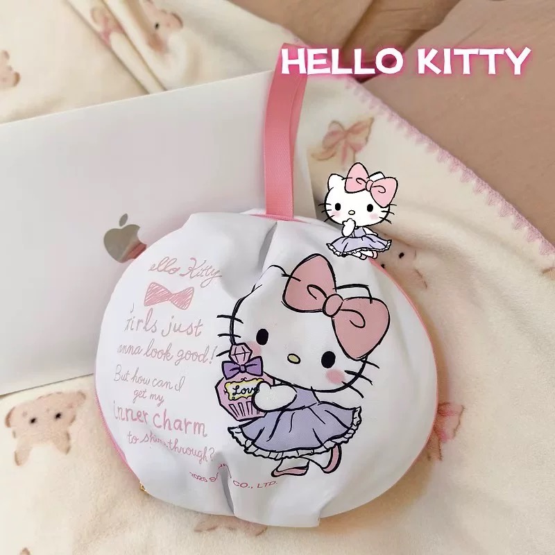 正品 kitty加厚內衣手拿包 美樂蒂可愛衣物旅行整理收納包 收納袋-細節圖4