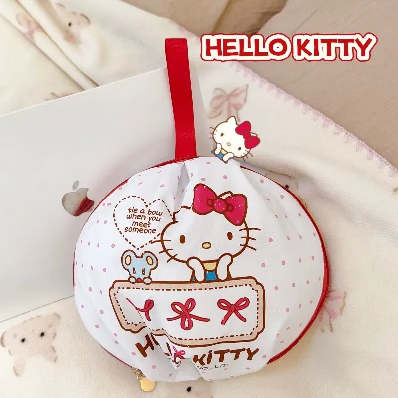 正品 kitty加厚內衣手拿包 美樂蒂可愛衣物旅行整理收納包 收納袋-細節圖5