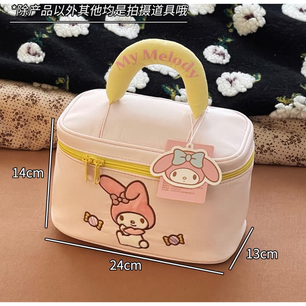 正品 Hello Kitty化妝包 大容量化妝品收納包-細節圖9