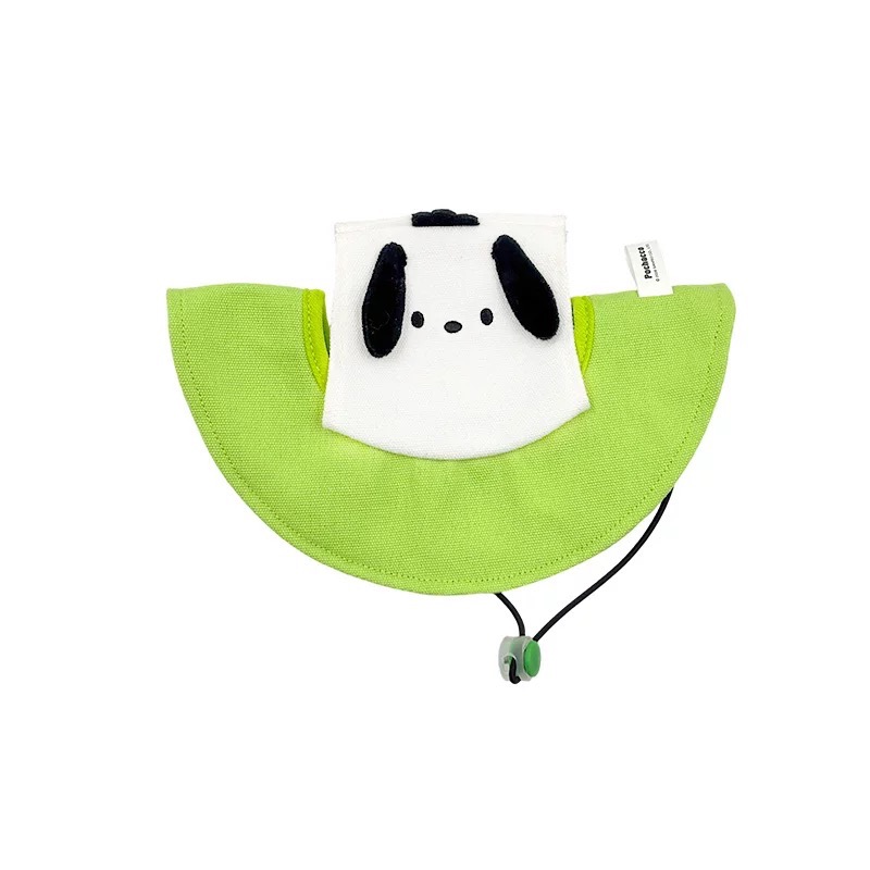 正品 Hello Kitty遮陽帽 狗貓寵物帽子防曬露耳朵約克夏泰迪比熊夏季漁夫帽-細節圖7