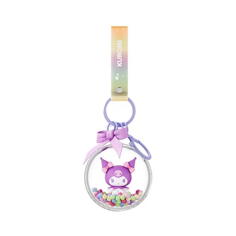 正品 可愛hello kitty波波球汽車鑰匙圈 掛件禮物 鑰匙圈-細節圖6