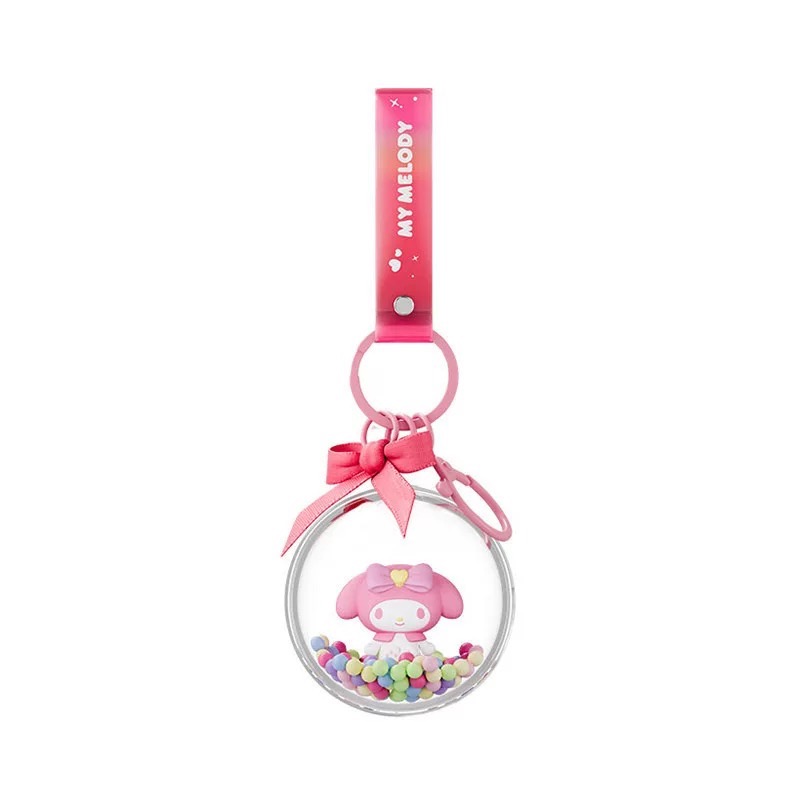 正品 可愛hello kitty波波球汽車鑰匙圈 掛件禮物 鑰匙圈-細節圖7