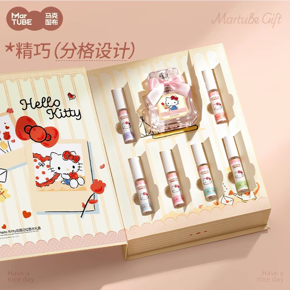 正品 馬克圖布HelloKitty 香水 旅行禮盒 🎁 高級生日禮物 送女友❤️禮盒-細節圖2