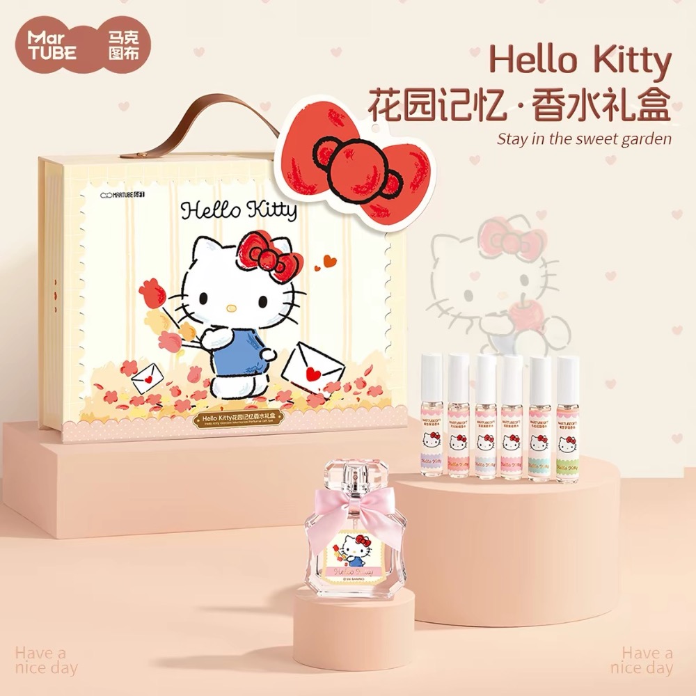 正品 馬克圖布HelloKitty 香水 旅行禮盒 🎁 高級生日禮物 送女友❤️禮盒-細節圖3