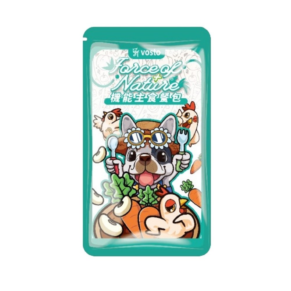 實體門市｜VOSTO｜犬用機能主食餐包｜100g｜狗餐包｜犬用主食餐包｜狗罐｜狗罐頭｜vosto狗餐包｜翔帥寵物生活館-細節圖2
