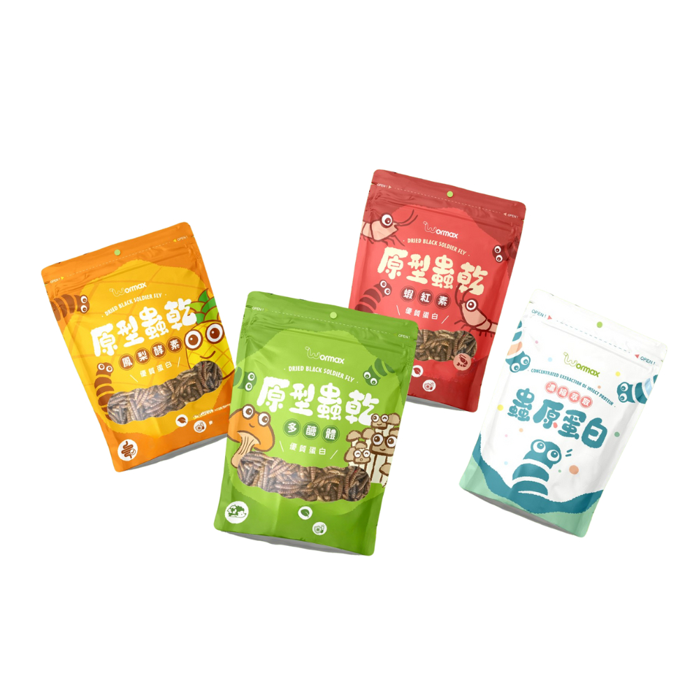 實體門市｜Wormax｜蟲小道大｜黑水虻蟲乾｜蟲乾｜蟲原蛋白｜倉鼠｜蜜袋鼯｜爬蟲｜龜｜鳥｜鸚鵡｜柯爾鴨｜翔帥寵物生活館-細節圖2