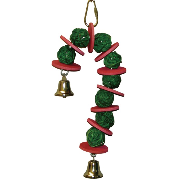 實體門市｜拐杖糖｜藤球拐杖糖｜舒寶｜鸚鵡玩具｜鳥玩具｜阿迷購｜和尚｜虎皮｜愛情鳥｜玄鳳｜小太陽｜翔帥寵物生活館-細節圖2