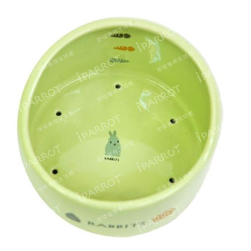 實體門市｜日本Marukan｜瓷碗｜陶瓷碗｜透氣加高｜兔食碗｜ES15｜ES13｜兔子｜兔飼料碗｜翔帥寵物生活館-細節圖3