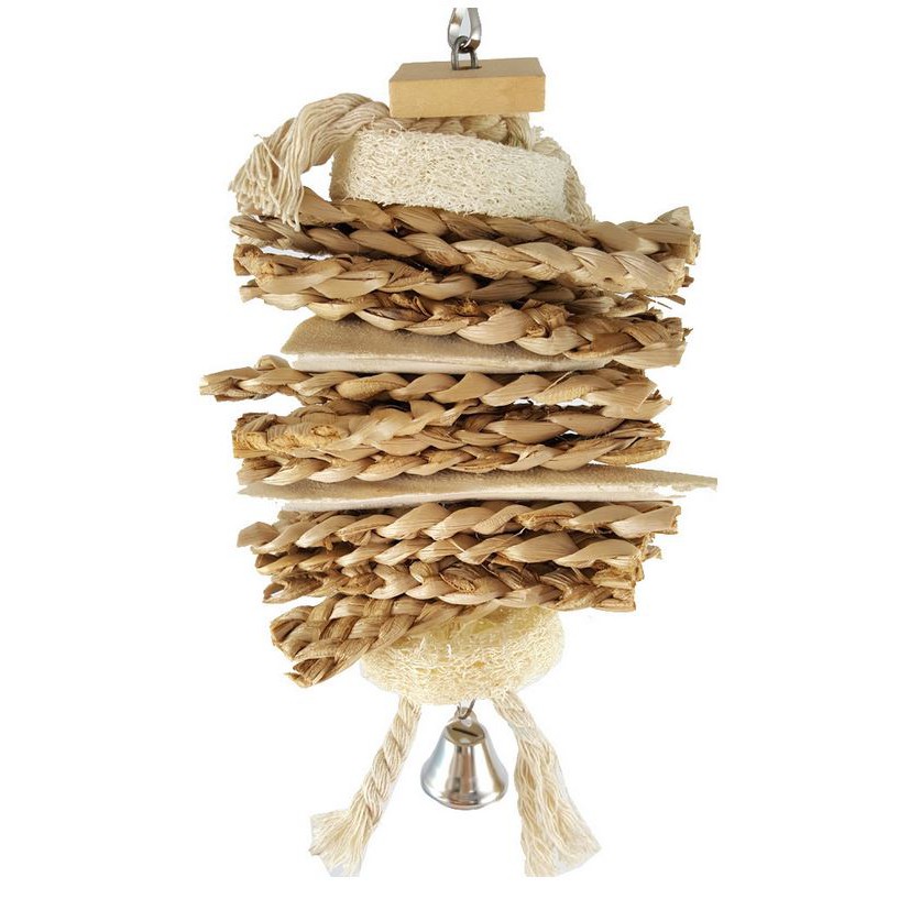 實體門市｜墨魚骨麻花串｜墨魚骨串｜墨魚骨啃咬串｜鸚鵡玩具｜鳥玩具 | 墨魚骨 | 鸚鵡啃咬玩具｜翔帥寵物生活館-細節圖2