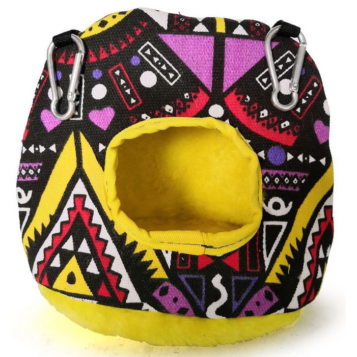 現貨秒出｜保暖必備｜立體圓形鳥屋｜保暖鳥屋｜帳篷鳥屋｜小寵保暖窩｜鸚鵡用品｜小寵用品 | 小動物棉窩 | 翔帥寵物生活館-細節圖2