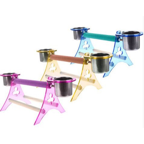 台灣現貨 | 三角架大中小型鸚鵡壓克力磨抓站架 | 鸚鵡桌面站架 | 鸚鵡玩具台架 | 鸚鵡用品 | 翔帥寵物生活館-細節圖2