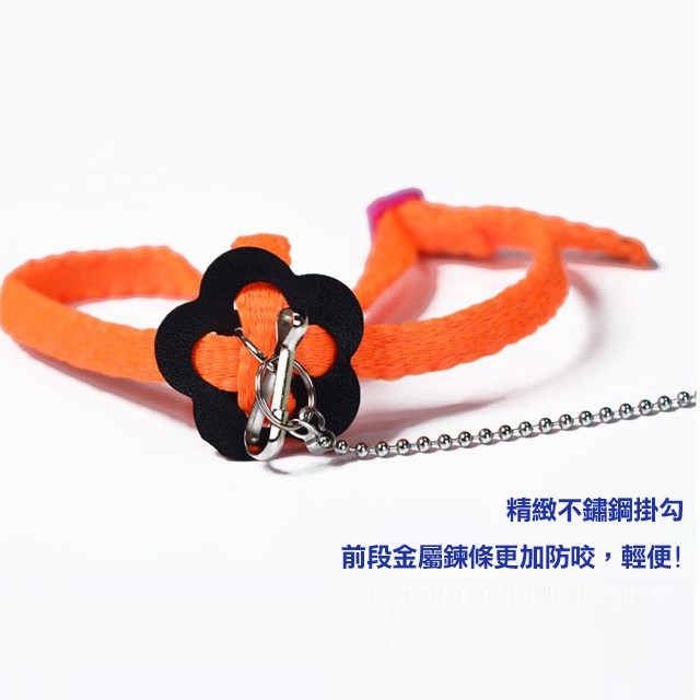 台灣現貨 | 鸚鵡牽引背帶飛行繩 | 外出繩 | 鸚鵡用品 | 鳥飛行繩 | 鸚鵡飛行繩 | 翔帥寵物生活館-細節圖6
