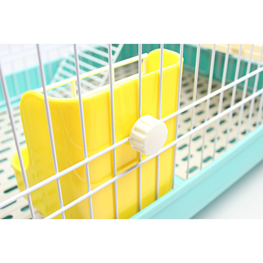 現貨秒出| CARNO |固定式|二合一草架 | 牧草架|食盆|草架|兔子|天竺鼠|龍貓|小動物|翔帥寵物生活館-細節圖2