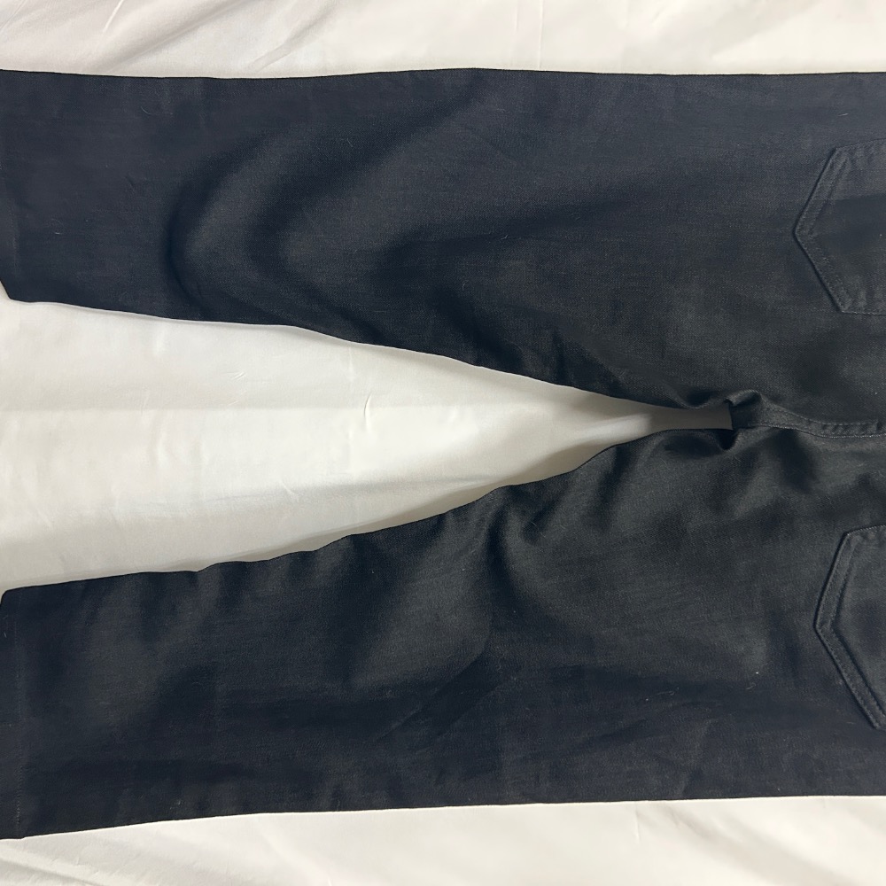 男裝34腰#新含牌1490#黑色UNIQLO彈性窄版八分褲褲長90cm#全新放在倉庫痕跡不影響穿搭看細圖013-細節圖7