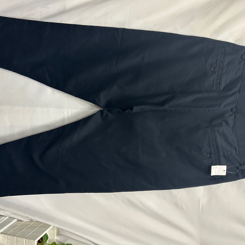 男裝M號#八分褲Uniqlo深藍色#品項好#023-細節圖4