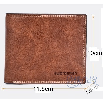 紳仕風生活時尚皮夾 短夾 男性皮包-細節圖3