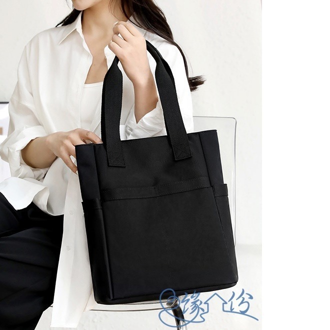 實用大容量尼龍托特包 單肩包 時尚包 側背包 倩人節禮物【緣份小屋】-細節圖3