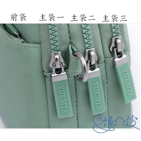 四層尼龍側背包 肩背包 淑女包 單肩包 小方包 情人節禮物【緣份小屋】-細節圖7