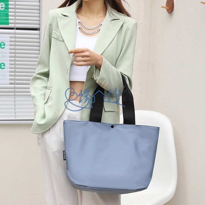 清新超輕尼龍托特包 肩背包 手提包 手挽包 時尚包 多功能包 母親節禮物【緣份小屋】-細節圖2