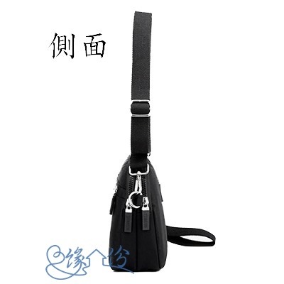 美型尼龍側背/手腕兩用包 斜背包 肩背包 小方包 手拿包【緣份小屋】-細節圖6