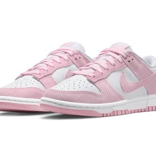 👟Nike Dunk Low 「Pink Corduroy」粉紅燈芯絨 FN7167-100 女鞋-細節圖2