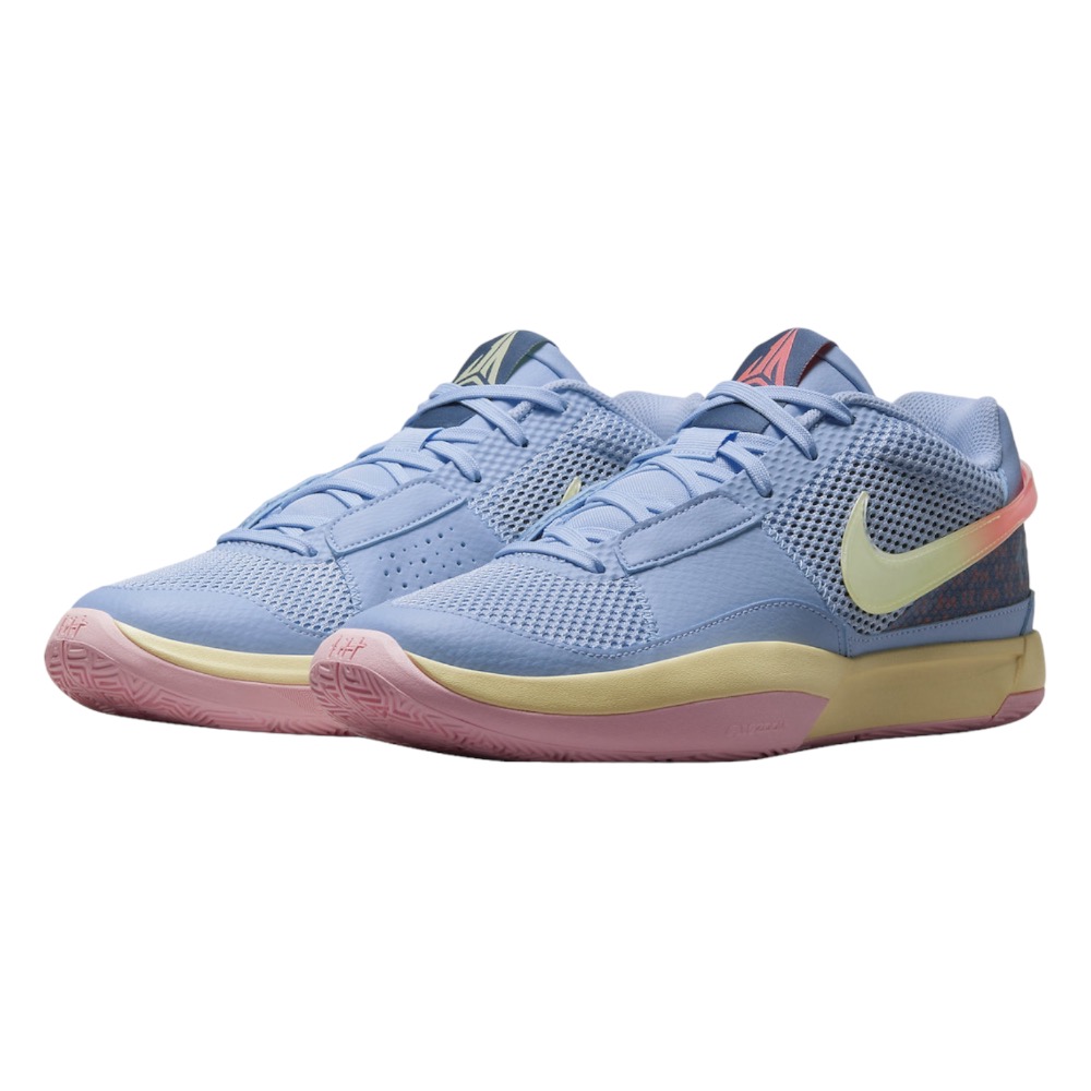 👟NIKE MORANT JA 1 天藍色DR8785-400低筒實戰用籃球鞋 男女通用款鞋-細節圖4