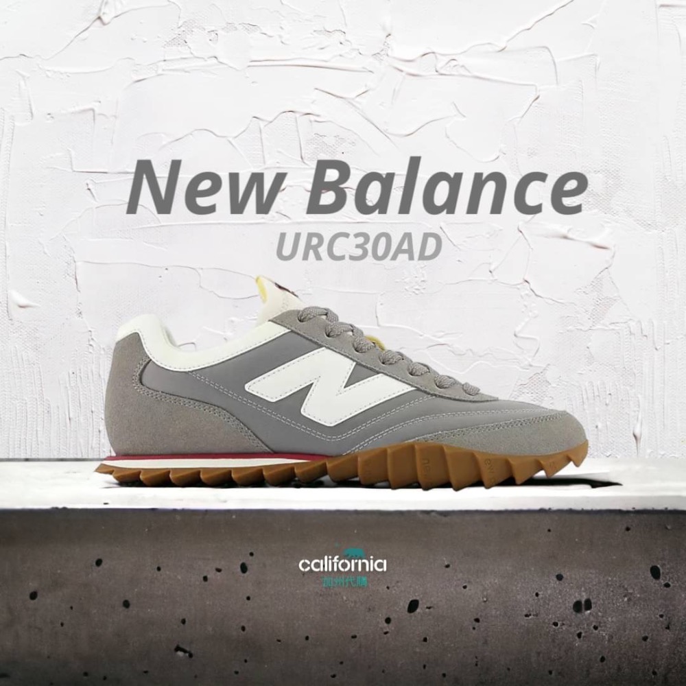 👟New Balance RC30 雲石與水泥灰/大氣灰/迷霧灰URC30AD 男女鞋- 加州
