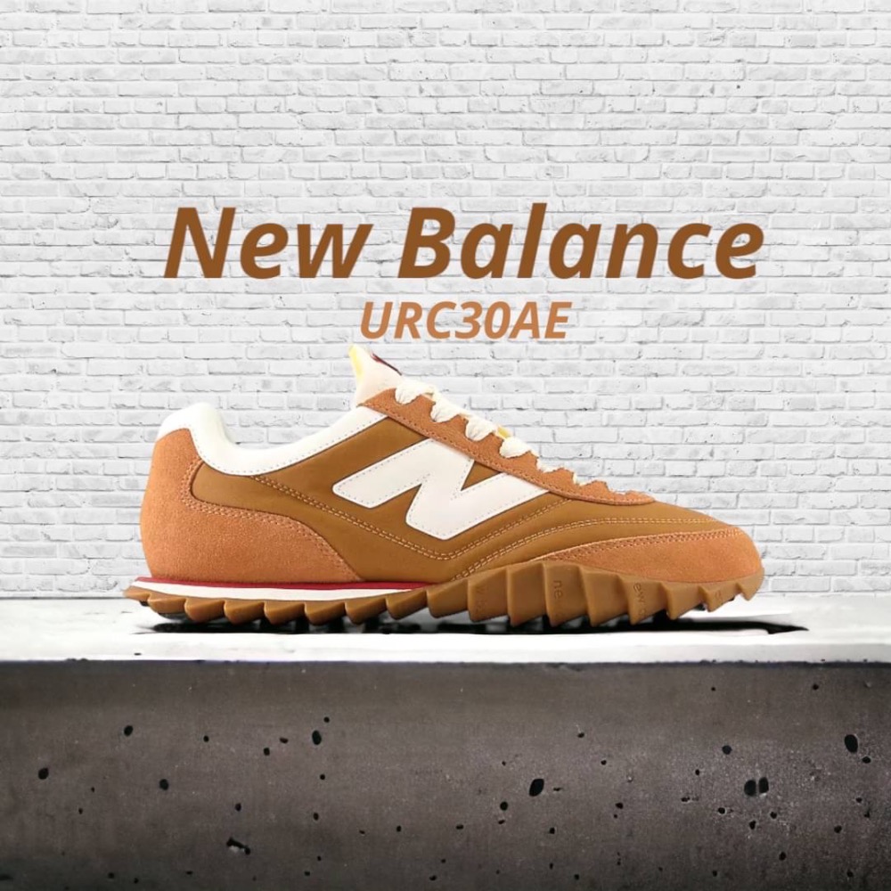 👟New Balance RC30 棕褐色海鹽和深紅色/棕色/褐色 URC30AE 男女鞋-細節圖7