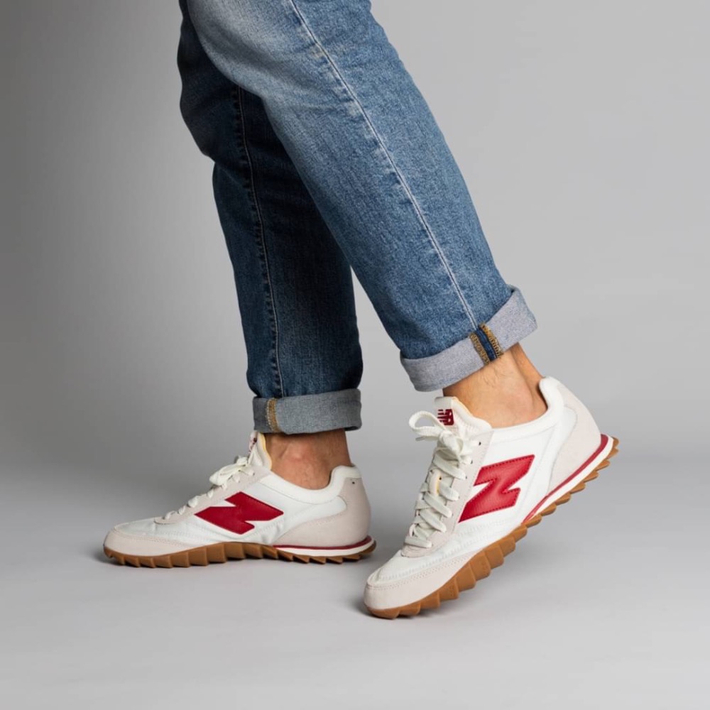 👟New Balance RC30 海鹽深紅/粉白紅N字 URC30AH 男女鞋-細節圖2