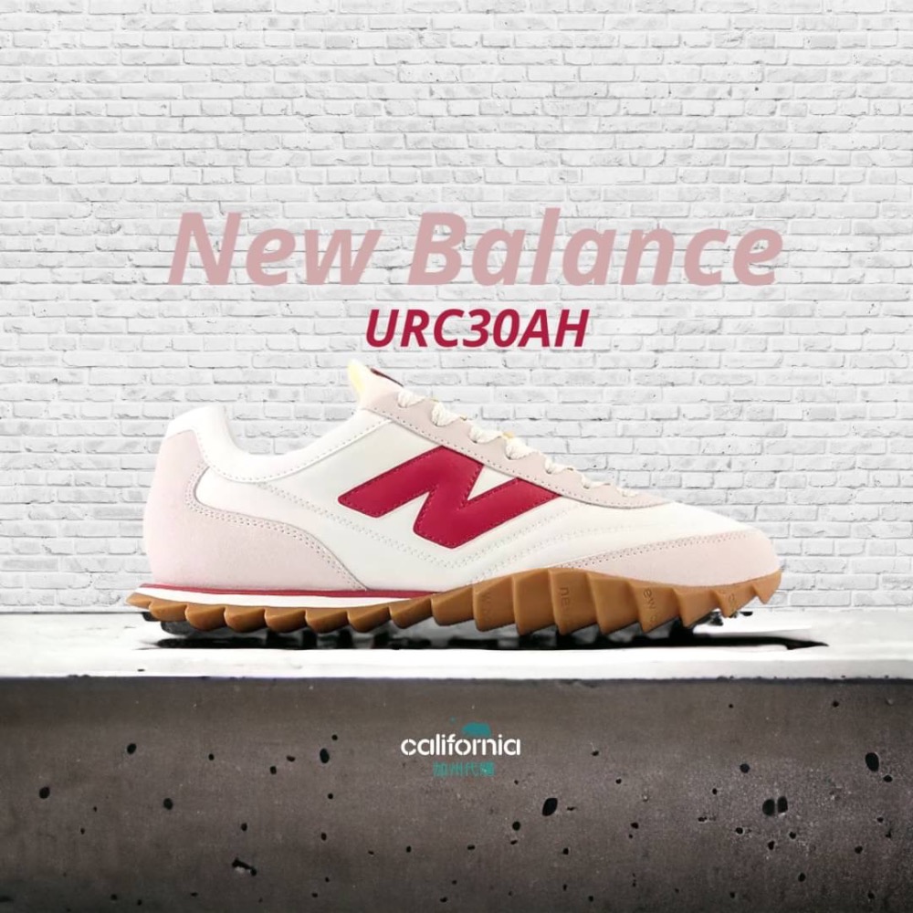 👟New Balance RC30 海鹽深紅/粉白紅N字 URC30AH 男女鞋-細節圖9