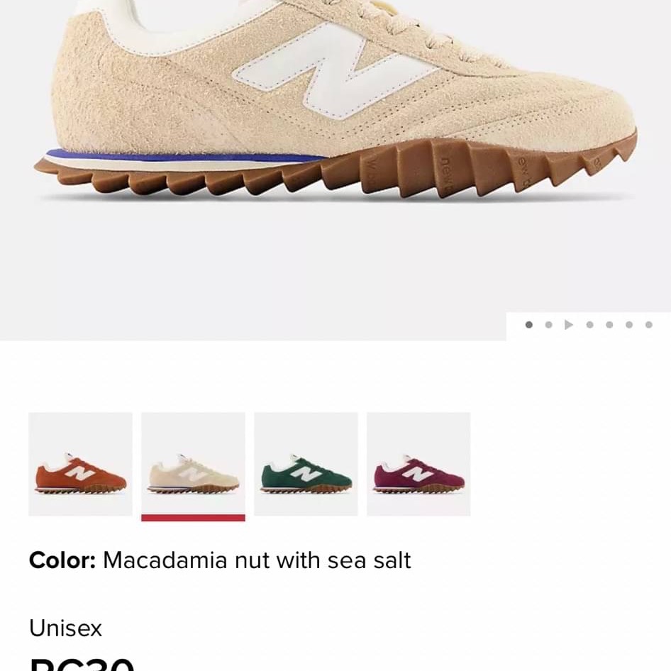 👟New Balance RC30 澳洲堅果色與海鹽白/淺棕 URC30RB 男女鞋-細節圖10